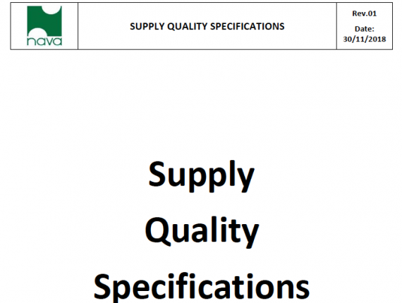 Supply quality specifications