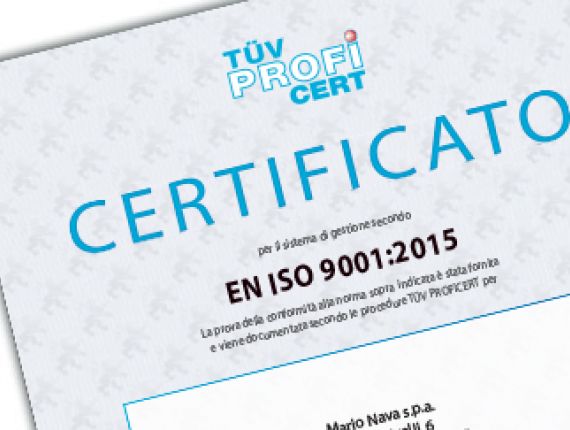 Certificazione ISO 9001:2015